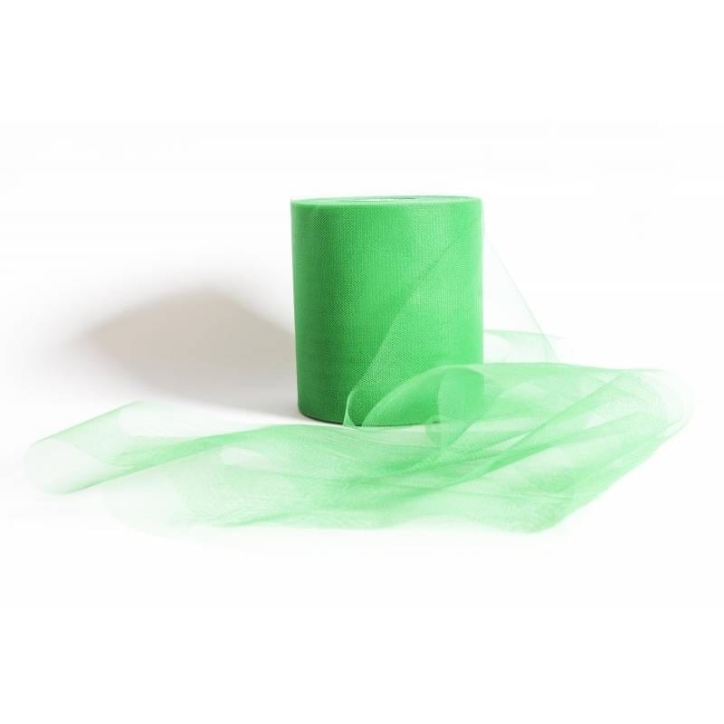 Rotolo tulle verde – 100 mt x 12,5 cm