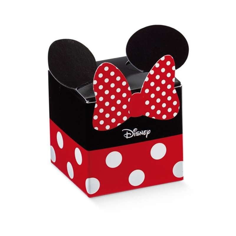 Mini box Minnie porta pop corn/ caramelle scozzese rosso bianco 7x7x11 cm –  68028 » Il Fantastico Mondo di Lu